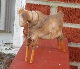 Primitive Cow Doll - Shelf Sitter or Tuck - For your Hutch, Cupboard or Mantel