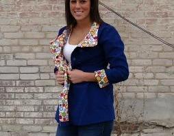 Winter Coat Corduroy Swing Coat Custom Made