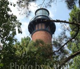 Wooded Lighthouse 5 x 7 Original Photograph, other sizes available
