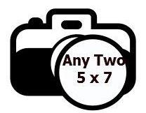 SPECIAL Any Two 5 x 7 Glossy Photographs