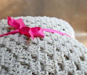 Crochet Afghan White Made to Order