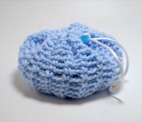 Soap Saver Scrubby in Blue