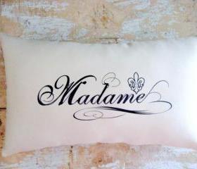 Madame Pillow, French Country Home, Paris Decor, French Decor, Cottage Decor