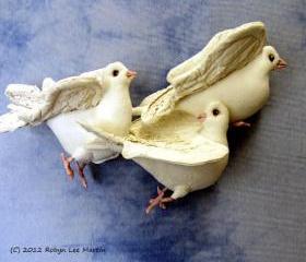PDF Pattern Doves Soft Sculpture Wall Hanging 
