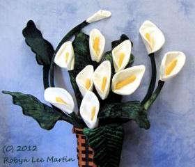 Primitive ttern Cala Lily Flower Sewing Pattern