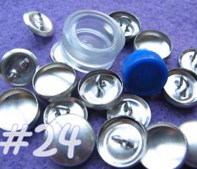 Covered Button Kit - 5/8 inch - Size 24