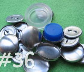 Covered Button Kit - 7/8 inch - Size 36