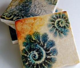 From The Sea stone coasters