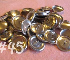 50 Covered Buttons - 1 1/8 inches - Size 45