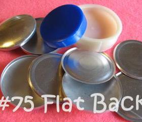 Covered Button Kit - 1 7/8 inch FLAT BACK - Size 75