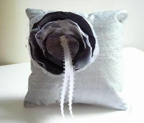 Dupioni Silk Ring Bearer's Pillow - Customizable in your own wedding colors