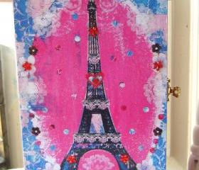 Paris ook jewellery box
