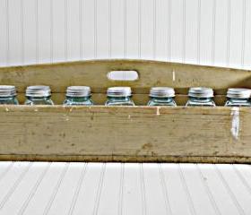 Vintage Wooden Caddy XXL / Wooden Tool Box / Industrial