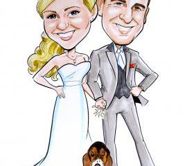 Save the Date Cards and Magnets, Wedding Invitations, Sign-In Boards - Custom Illustrated 