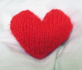 Knitted Valentine's Heart PDF
