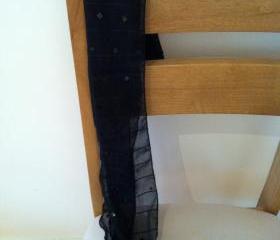 Black Sequin Necktie