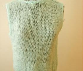 Retro Mint Green Tank Top