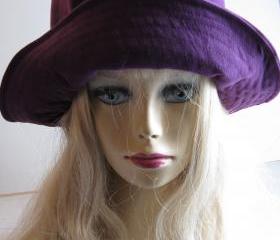 Purple Suede Hat