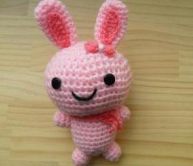 Amigurumi doll - pink bunny