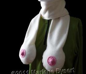 Neck Knockers Boob Scarf - Ivory - Free Shipping