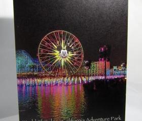 Mickey's Fun Wheel Greeting Card - World of Color, California Adventure Park