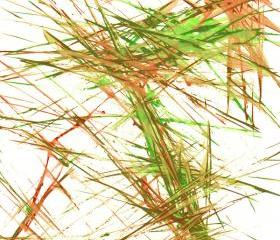 Original Modern Abstract Painting -- Spring green and Burnt Orange Energy -- Contemporary Expressionism ---- 5949.060609 