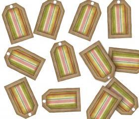 12-Piece Bar Code Gift Tags