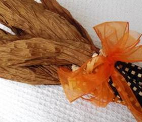 Corn Brown and Orange with Orange Ribbon 101