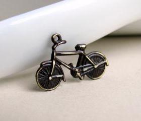 Hand Aged Bicycle Pendant
