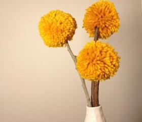 Yarn Pom Pom 'Puffsy Sticks'