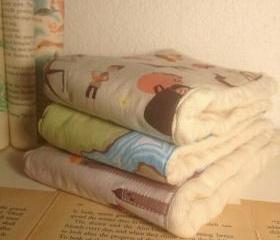 Cloth Diaper Burp Cloths, Arabian Nights, Set of 3