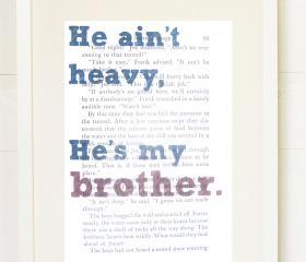 Book Page Print, Hardy Boys
