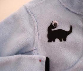 SPRING SALE CLEARANCE Handmade Reversible Jacket Boys Monster Motif