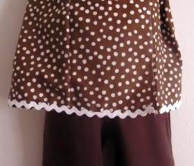 Two Piece Wrap Dress With Leggings Size 3 to 6 Months
