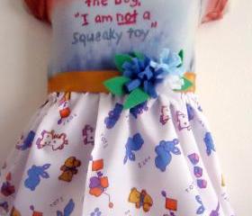 Funny Baby Dress Tie Dyed In Size 3 to 6 Months