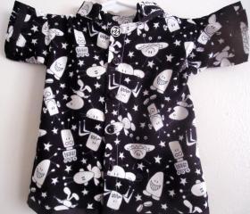 Rock Shirt Boy Toddler With Aliens Size 6 to 12 Months