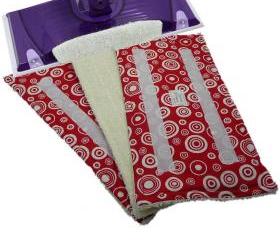 1 Wet Jet Reusable pad - Red Circles pattern