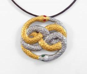 Neverending Story Auryn Pendant and Necklace