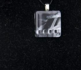 Film Strip Pendant on Black Cord