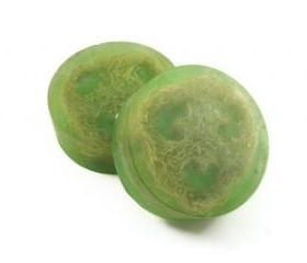 Cucumber Melon Loofah Glycerin Soap
