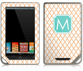 Moroccan eReader Skin - Nook or Kindle
