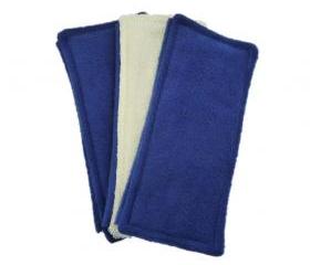 3 Reusable Swifter pads - fits the Swiffer Sweeper - Double Sided - Blue
