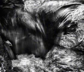 Abstract Photo black & white fine art print flowing motion 8x12" print