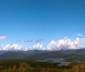 Panoramic Photo ocean panorama photo Hinchinbrook Island Australia 30x7.5 print