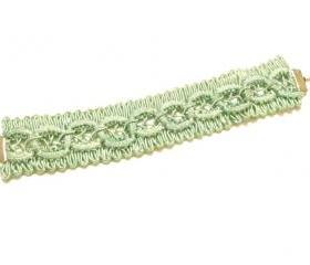 Mint Lace / Fabric Bracelet Cuff - Spring Fashion