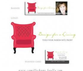 Custom Logo Design with Avatar, Business Card and Online Banner by Camille Chung 