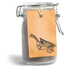Wheelbarrow kraft tags . gift labels vintage style . rustic gardening gift embellishments in brown . sepia . natural cotton ties .
