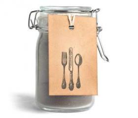 Silverware kraft tags . Gift label tags for decoration . kitchen . cutlery . table decor food embellishment . dinning vintage tags 