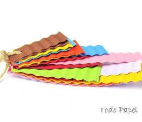 DIY Lasagna card stock paper in Rainbow colors