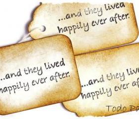 10 Wedding Wish Tree Tags 